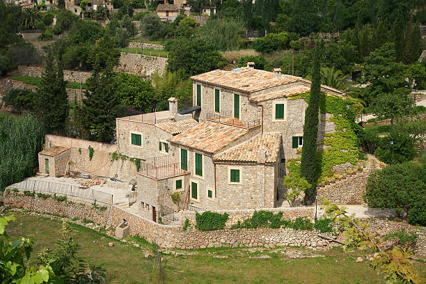 Casa em Valldemossa - fotografia de stock