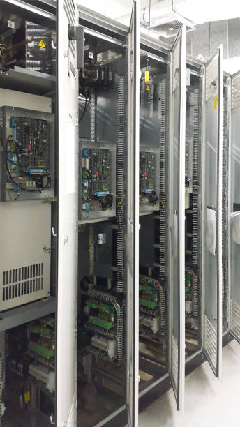 istock electrical part and accessories in the  control cabinet , control and power distributor,lockout ,tagout 977530898