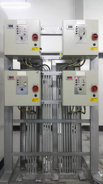 istock electrical part and accessories in the  control cabinet , control and power distributor,lockout ,tagout 977537110
