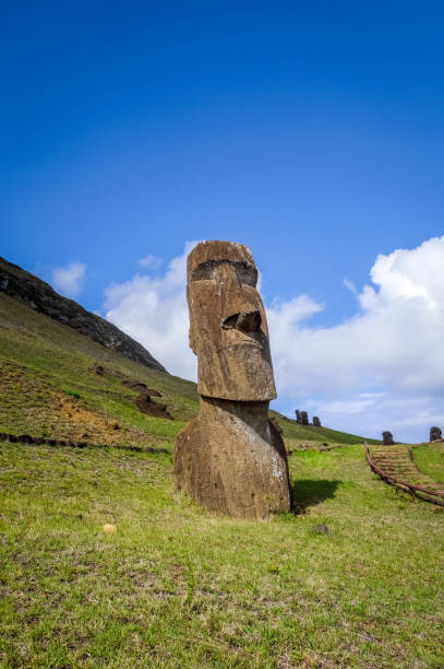 istock Moais statues on Rano Raraku volcano, easter island 977541516