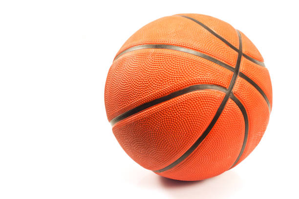 istock Basketball isolated on white 977544544