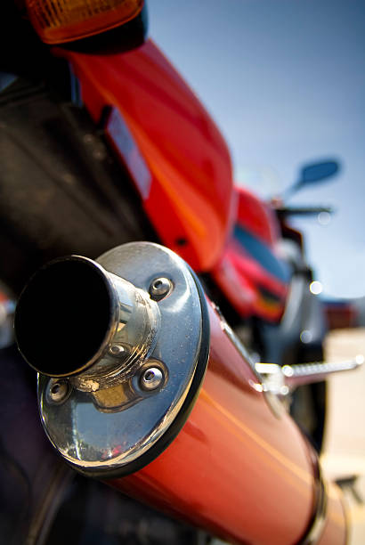 istock Close view of motorcycle exhaust 97755115