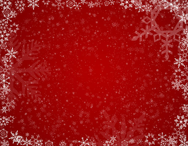 istock Winter Snowflake Red Background XL 97756146