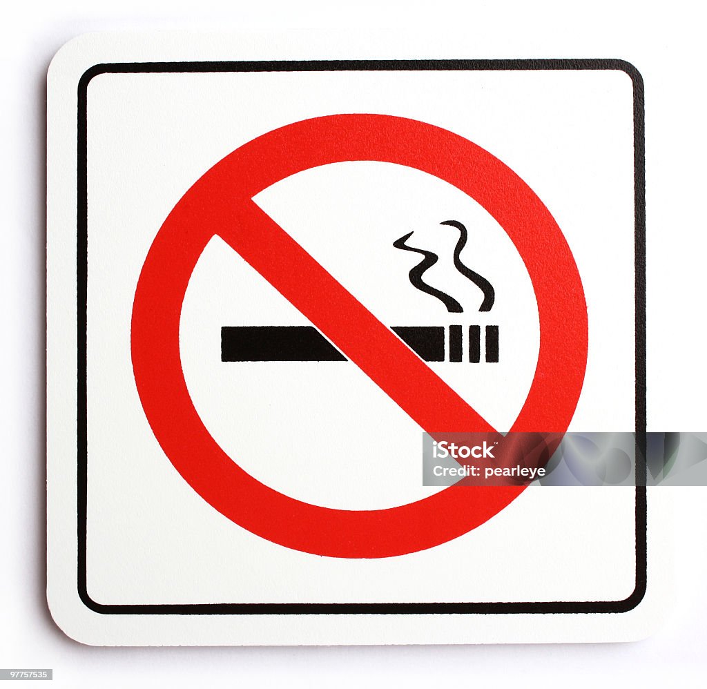 Não-fumantes - Foto de stock de Branco royalty-free