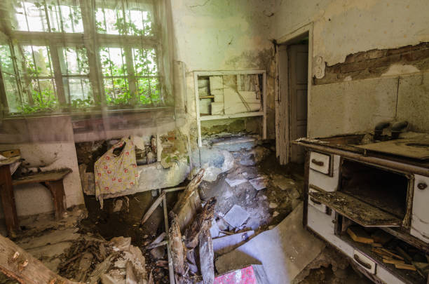 istock collapsed ground in farmhouse 977590820