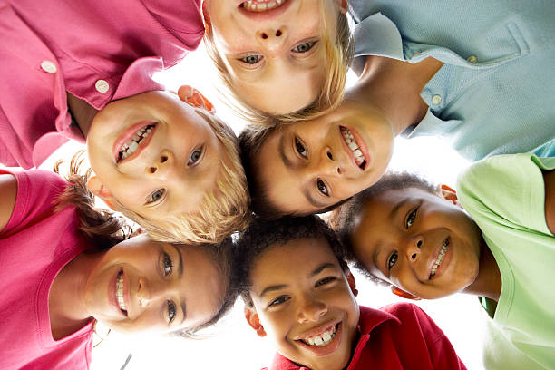istock Group Of Children Playing In Park 97759704