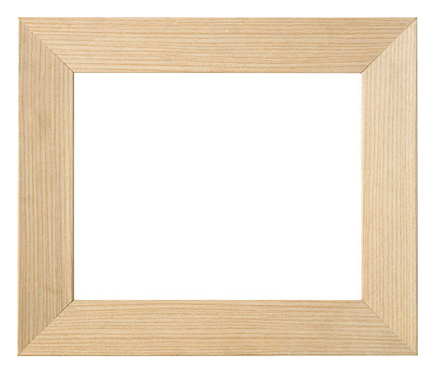 wooden frame stock photo