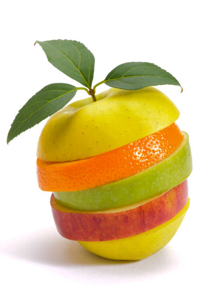 istock fresh sliced fruits against overweight 977619116