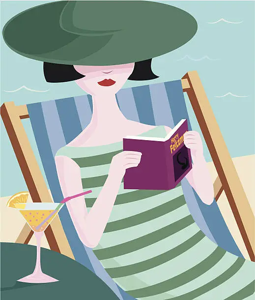 Vector illustration of Paperback Relaxation