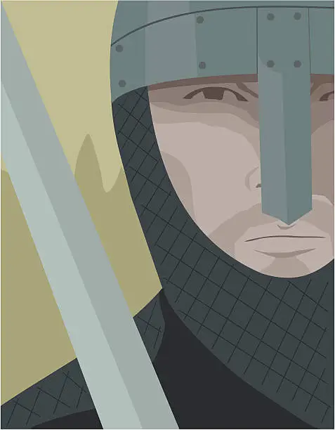 Vector illustration of Ancient Warrior