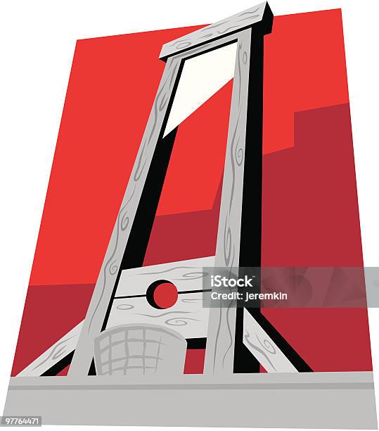 Guillotine Stock Illustration - Download Image Now - Guillotine, Capital Punishment, Close-up