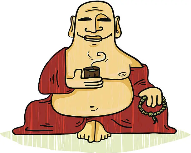 Vector illustration of Buddha