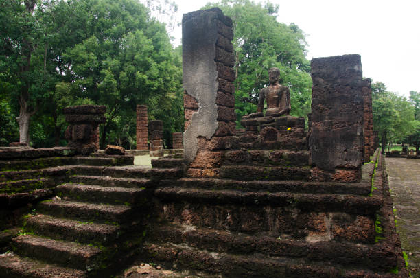 istock Kamphaengphet Historical Park is an archaeological site and Aranyik Area in Kamphaeng Phet, Thailand 977662336