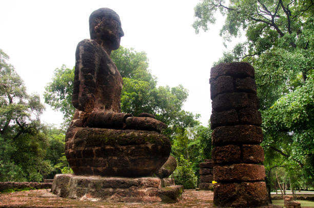 istock Kamphaengphet Historical Park is an archaeological site and Aranyik Area in Kamphaeng Phet, Thailand 977662796