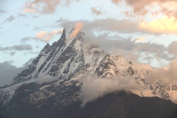 istock Machapuchare mountain - Fish Tail Nepal motives 977663630