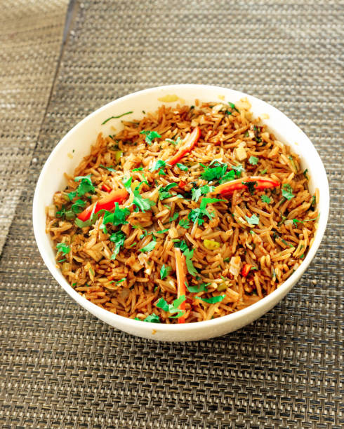 istock Indian Food Fried Rice in a bowl 977712344