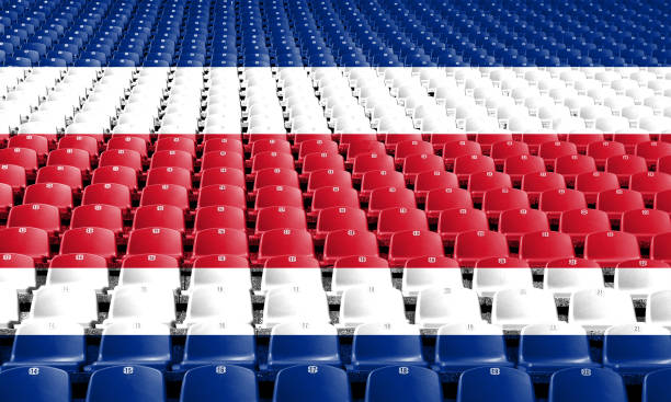 istock Costa Rica flag stadium seats 977727084