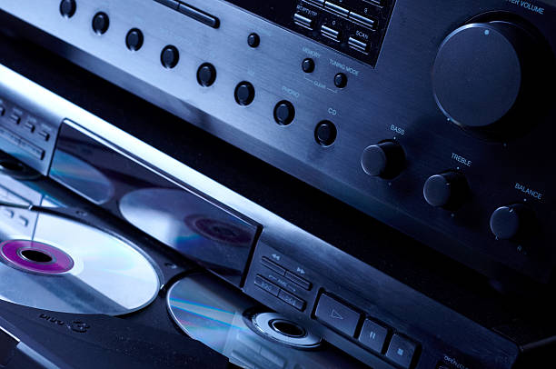 high-end-audiosystem - cd player stock-fotos und bilder