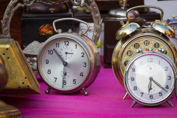 istock Vintage Clock at a flea market 977734950