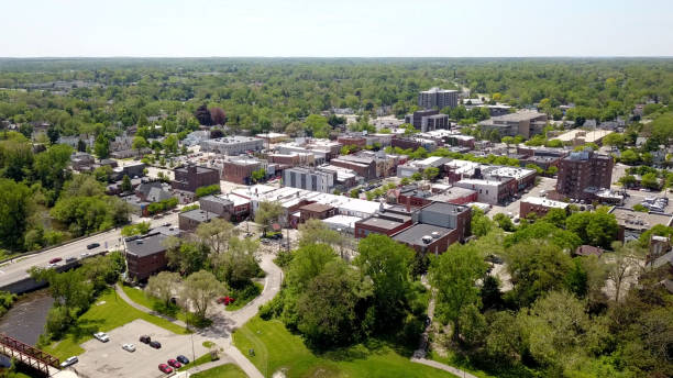 istock Downtown Ypsilanti, Michigan 977747738