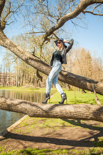 Cute woman having fun outdoors