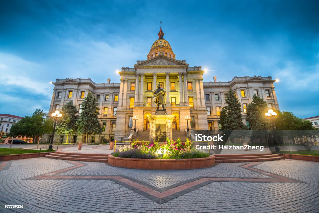 Denver Colorado Capital Building - Foto stock royalty-free di Denver