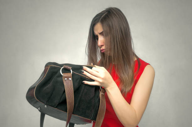istock Woman in red dress. 977798182