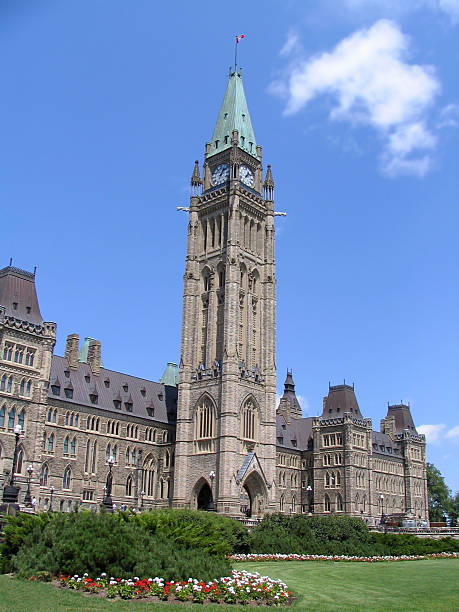 istock The Parliament of Canada from left side 97781320