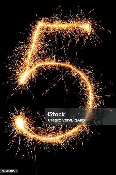 Bengal Number Stock Photo - Download Image Now - Black Background, Black Color, Bright