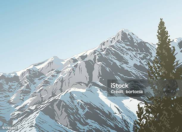Góry Skaliste - Stockowe grafiki wektorowe i więcej obrazów Góry Skaliste - Góry Skaliste, Góra, Drzewo