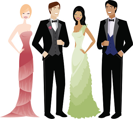 Two Couples In Evening Wear Stock Illustration - Download Image Now - Cartoon, Tuxedo, Adult - iStock Two Couples In Evening Wear Stock Illustration - Download Image Now - Cartoon, Tuxedo, Adult - iStock