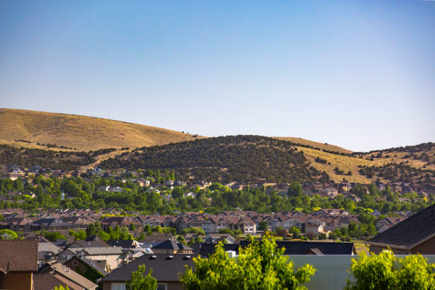 istock Eagle Mountain homes near hills 977855598