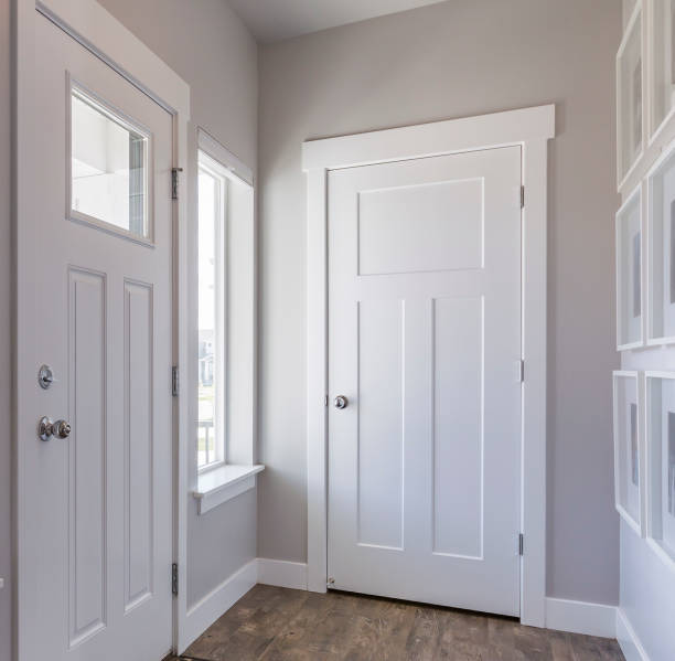 istock Entry way of clean modern home 977858810