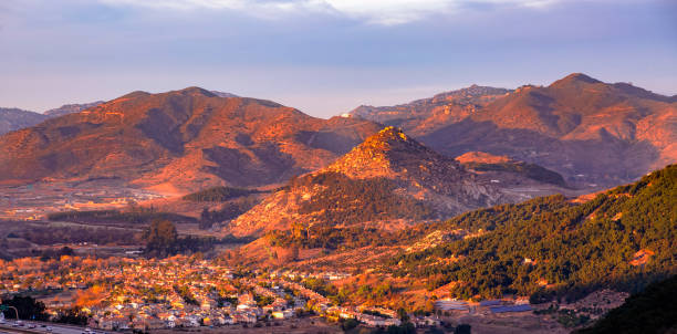 istock Fallbrook homes near the 15 Freeway at sunset 977858932