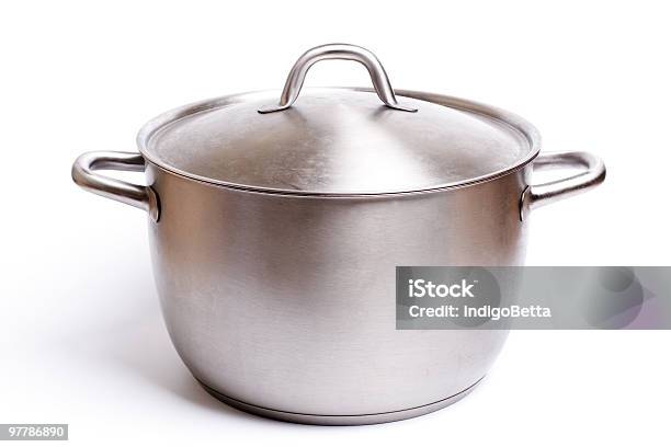 Stainless Pan Stock Photo - Download Image Now - Bright, Clean, Close-up