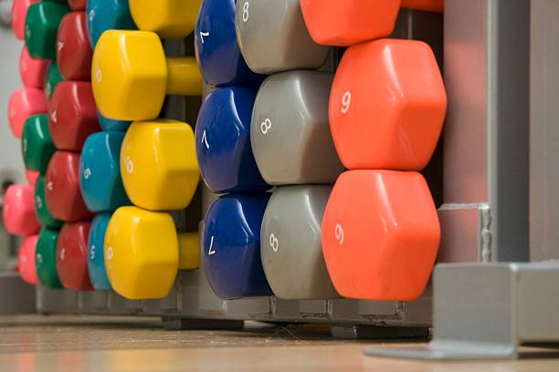 istock sports equipment, dumbbells 97786898