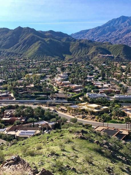 istock city and mountain view from Palm Springs hiking trail 977924412