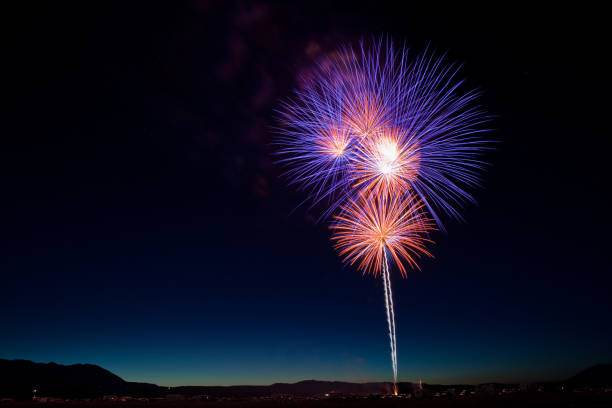 Fireworks Display for the Fourth of July in California