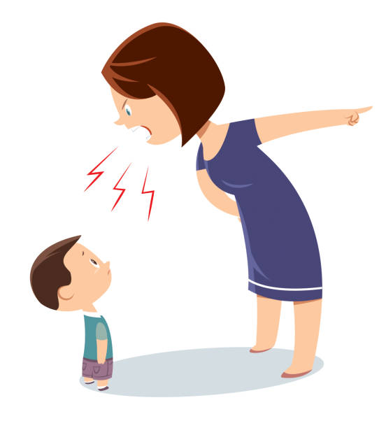 Mother Is Yelling Her Son Stock Illustration - Download Image Now - Child, Mother, Anger - iStock Mother Is Yelling Her Son Stock Illustration - Download Image Now - Child, Mother, Anger - iStock