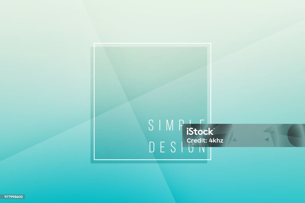 Basic Turquoise Minimal Elegant Abstract Lineer Crease Pattern Vector ...