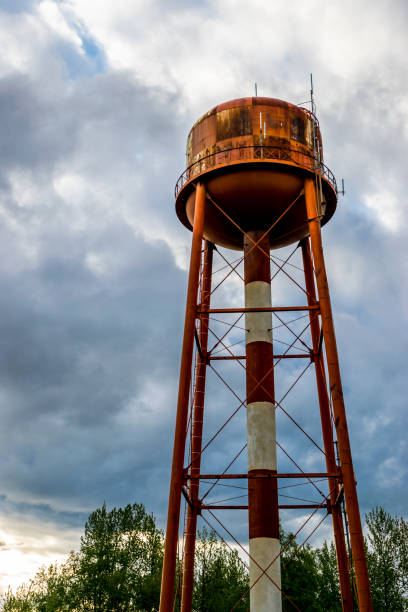 Government Hill Water Tower in Harvard Park, Anchorage, Alaska