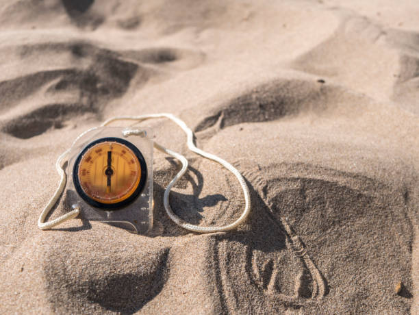 istock close up old vintage compass in the sand 978131878