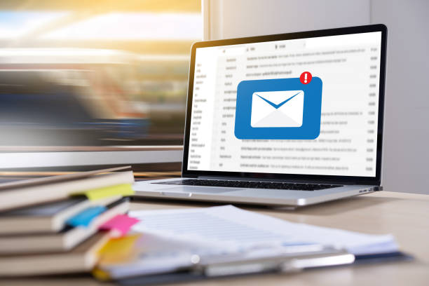 istock Mail Communication Connection message to mailing contacts phone Global Letters Concept 978132524