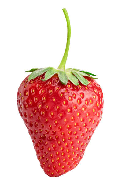 istock Juicy strawberries  isolated on a white background. Clipping path 978178940