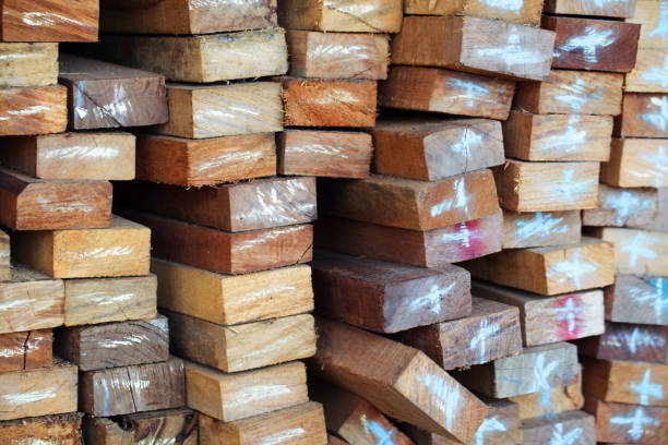 istock texture of lumber construction wood background. 978200554