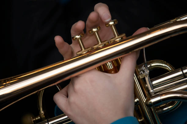 istock TRUMPET PLAYER IN CLOSE UP 978216084