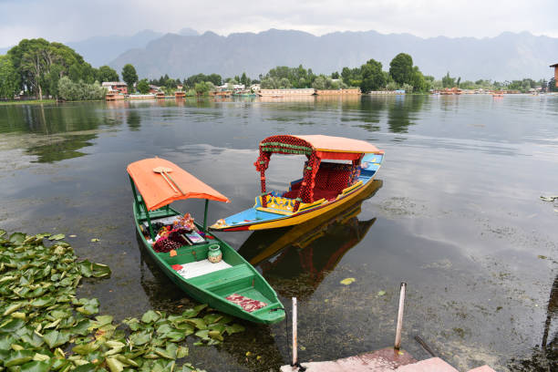 istock Shikaras in Nageen lake in Srinagar 978232702