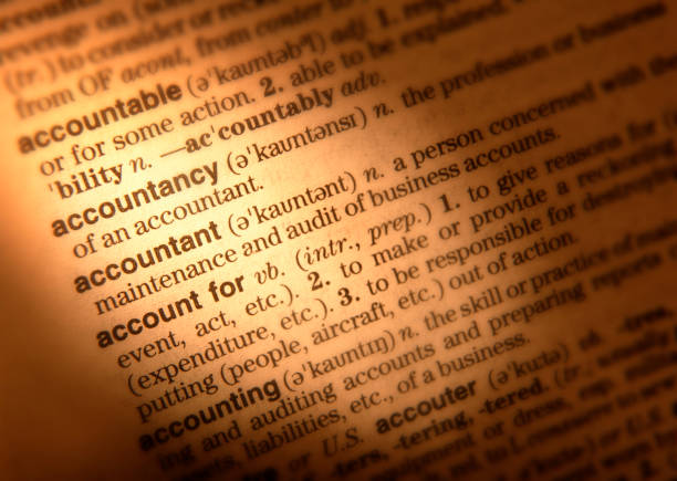 istock DICTIONARY PAGE SHOWING DEFINITION OF THE WORD ACCOUNTANT 978232716