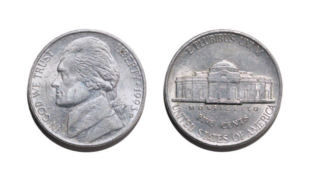 istock Five American cents, both parties of a coin 978238310