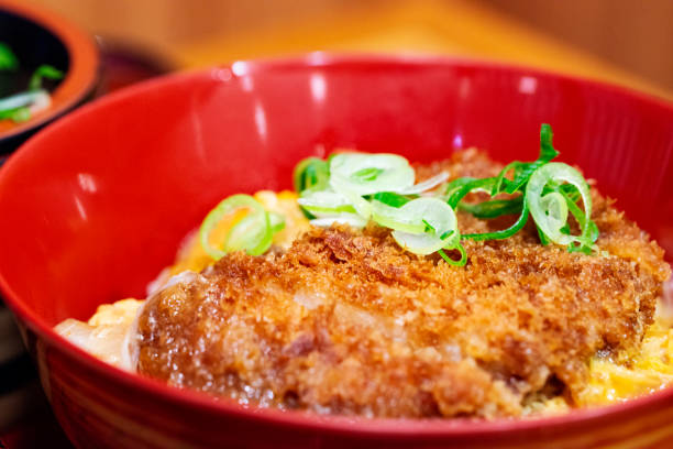 japanese cuisine tonkatsu - food elegance cutlet restaurant imagens e fotografias de stock